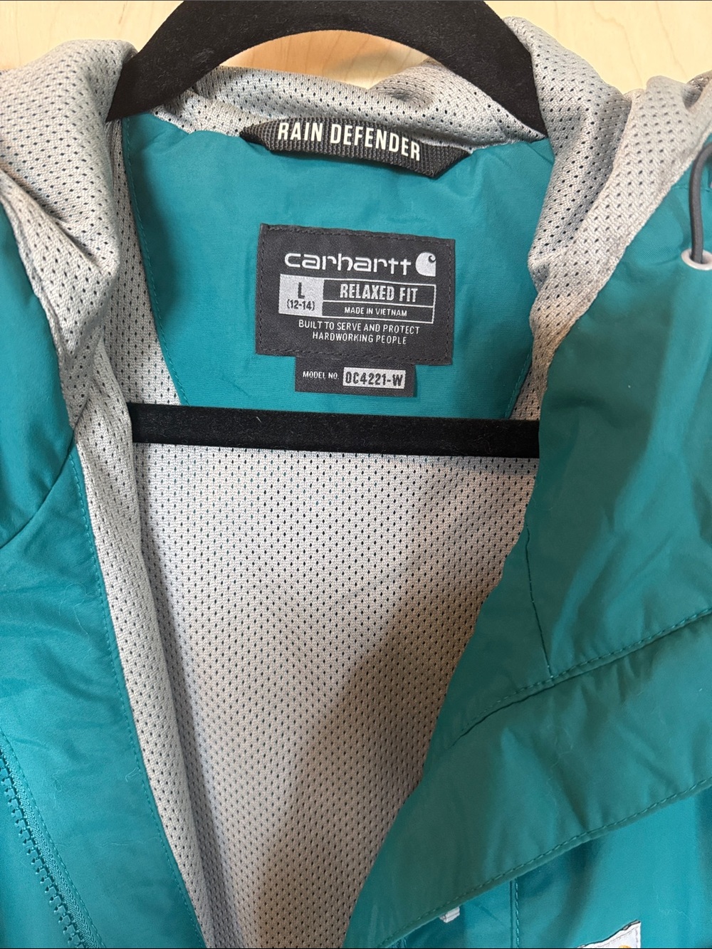 Carhartt Women’s Hooded Rain Defender - Picture 2 of 5